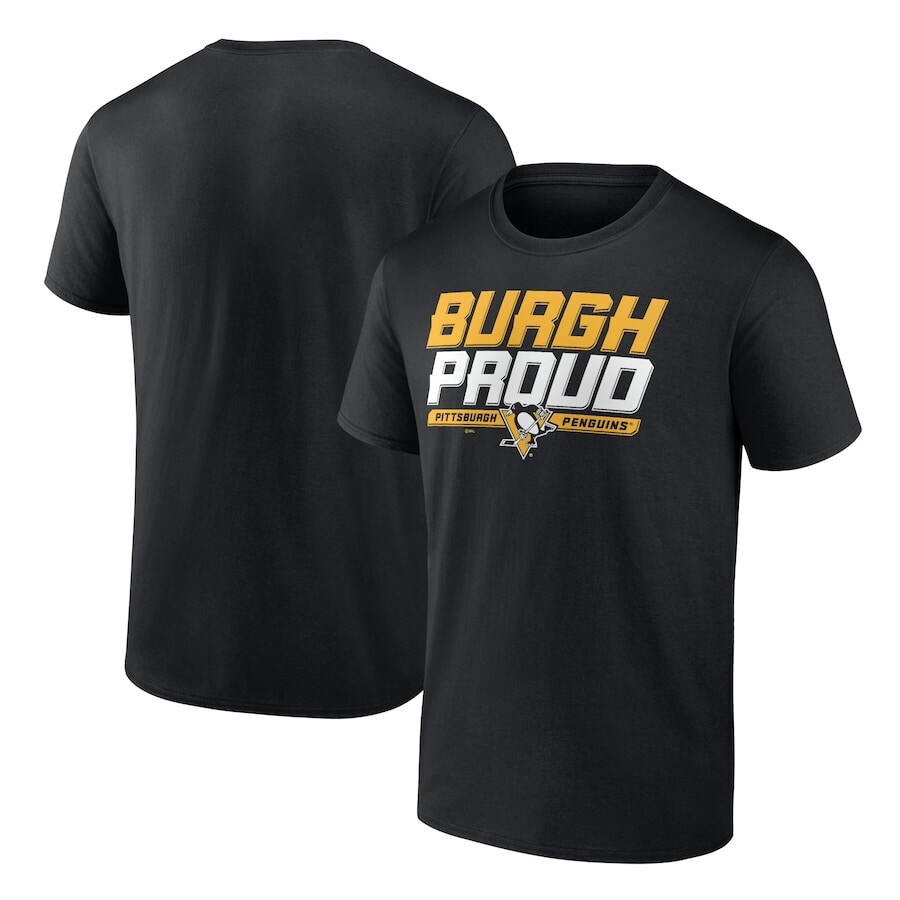 

Футболка с коротким рукавом Fanatics Branded Pittsburgh Penguins, черный