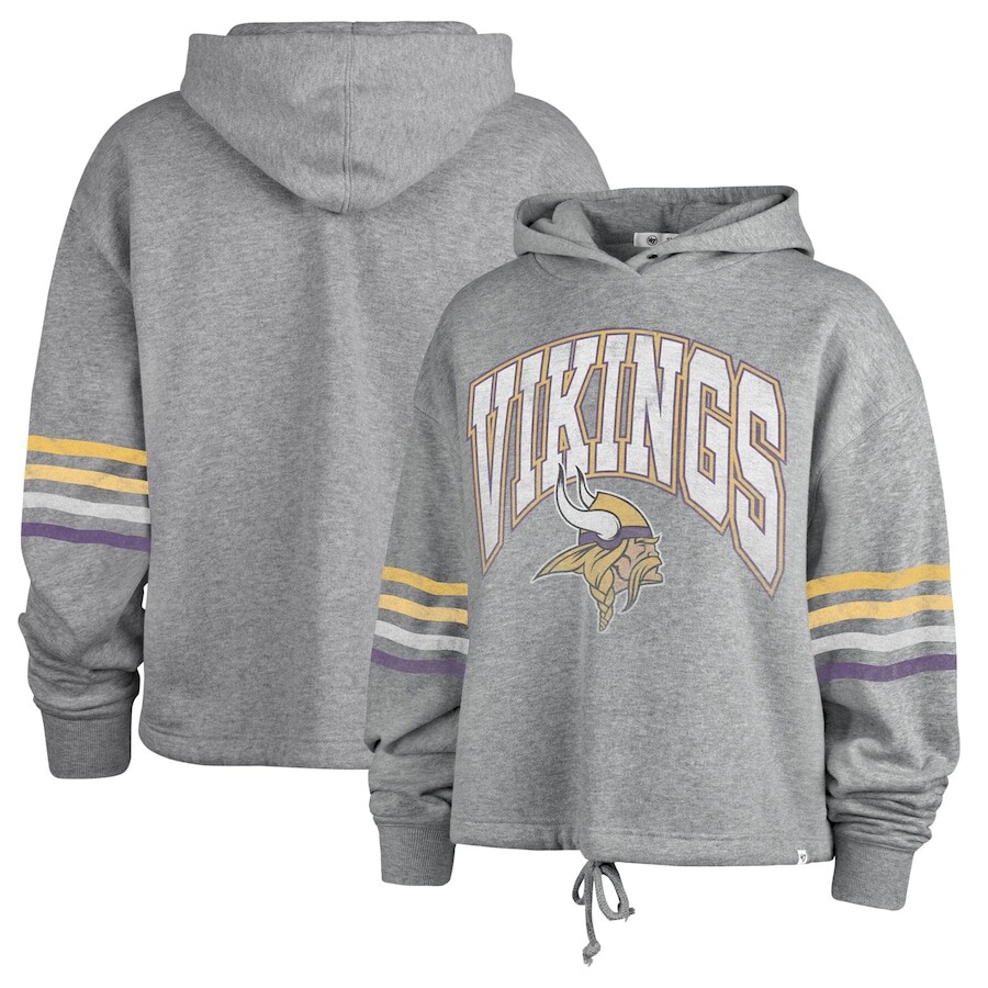 

Пуловер с капюшоном 47 Minnesota Vikings, серый