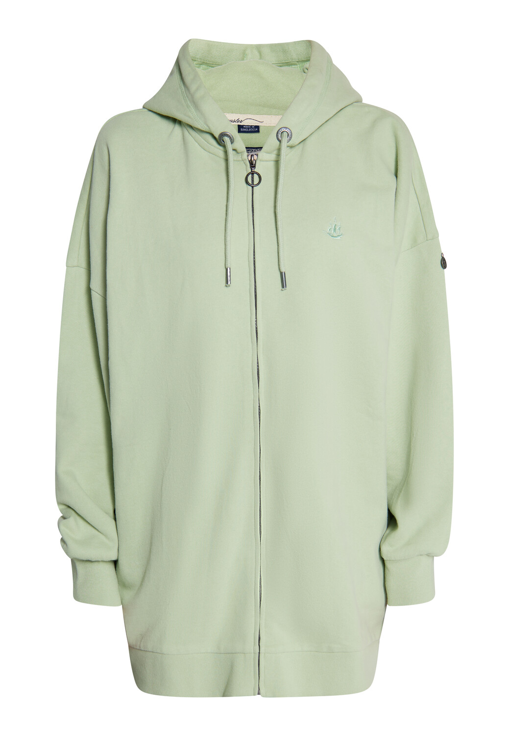 

Толстовка DreiMaster Lange Sweat Kapuzenjacke, цвет Rauchgrün