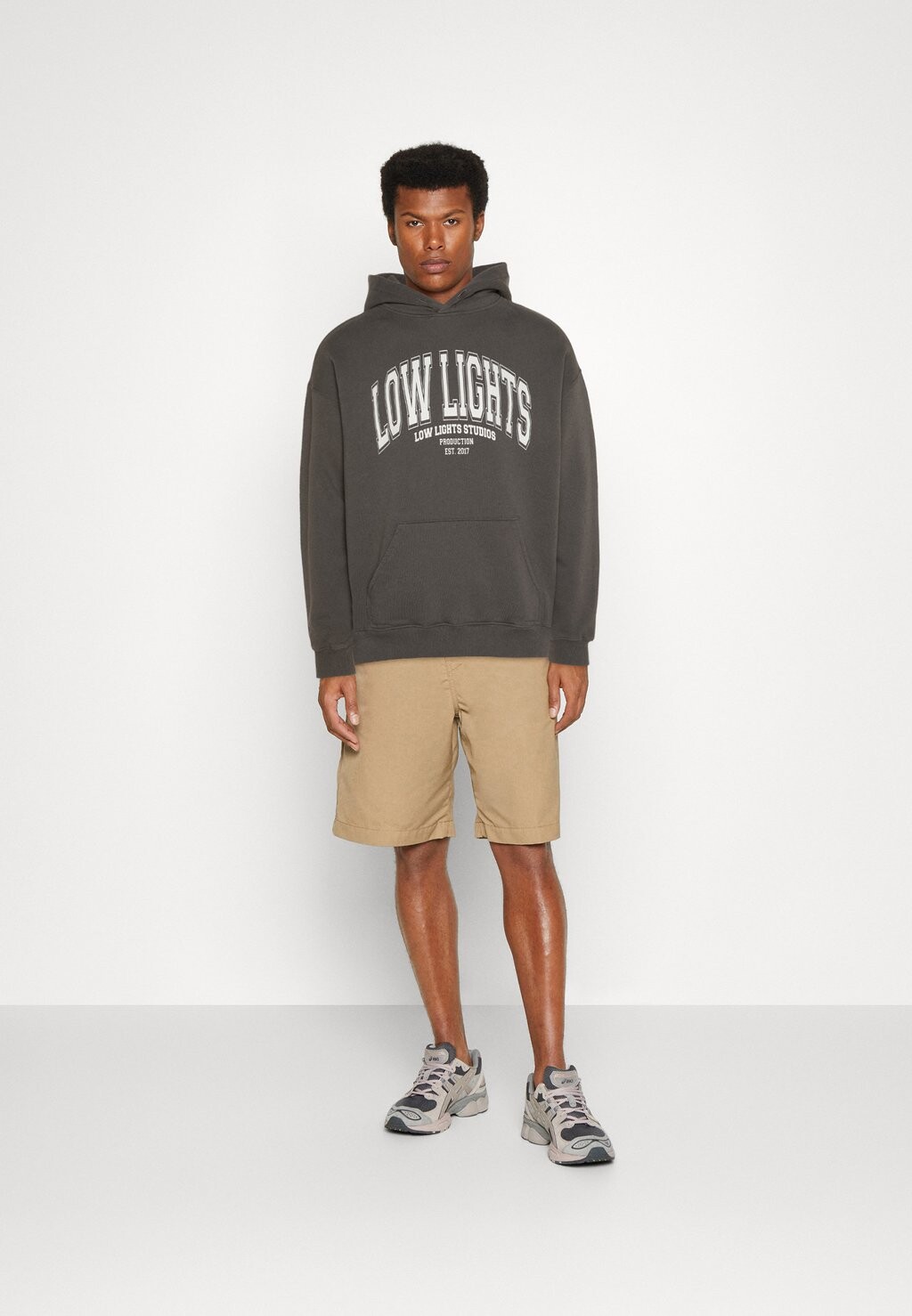 

Толстовка CAMPUS HOODIE UNISEX LOW LIGHTS STUDIOS, темно-серый