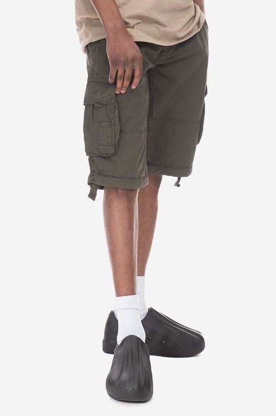 

Шорты из черного хлопка Alpha Industries, коричневый