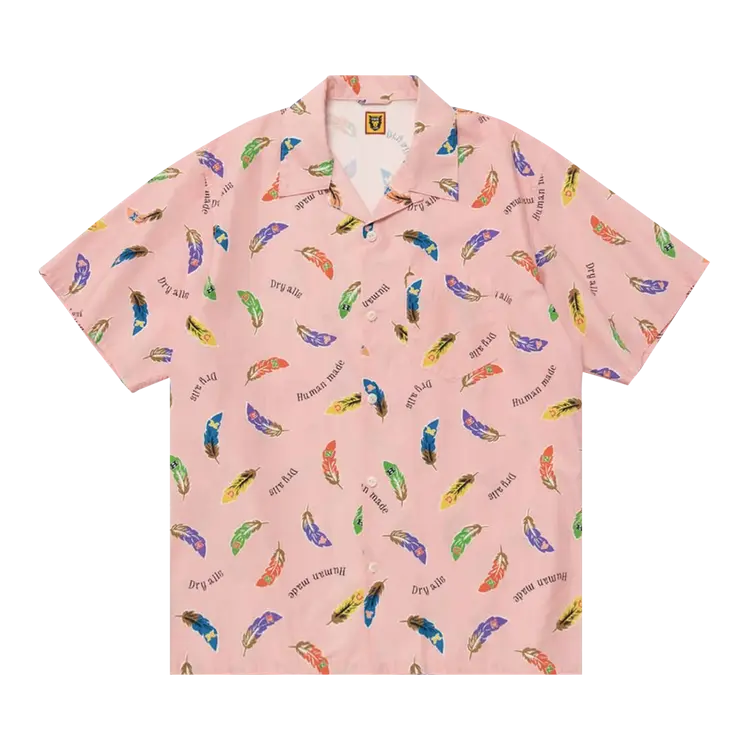 

Рубашка Human Made Feather Aloha 'Pink', розовый