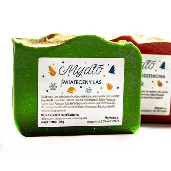 

Мыло "Рождественский лес", 90г Mayram Natural Cosmetics, Mayram Kosmetyki Naturalne