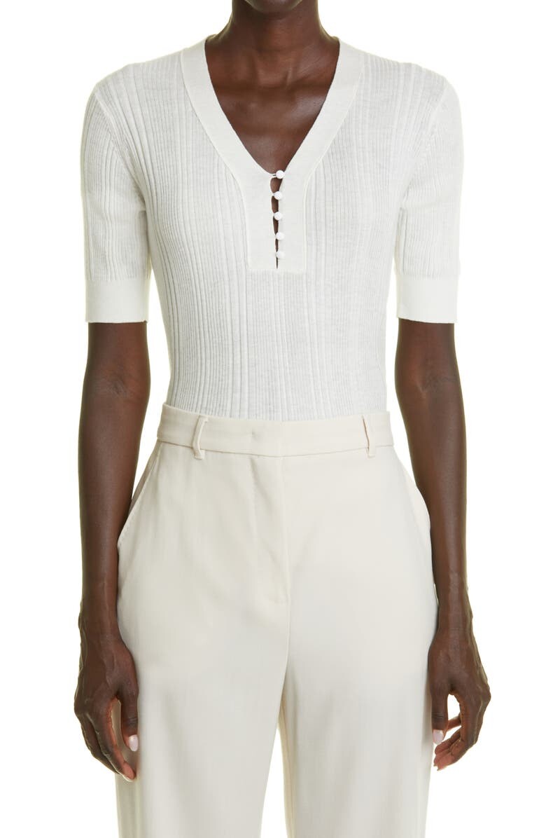 

Топ Alacre из шелка и шерсти в рубчик MAX MARA