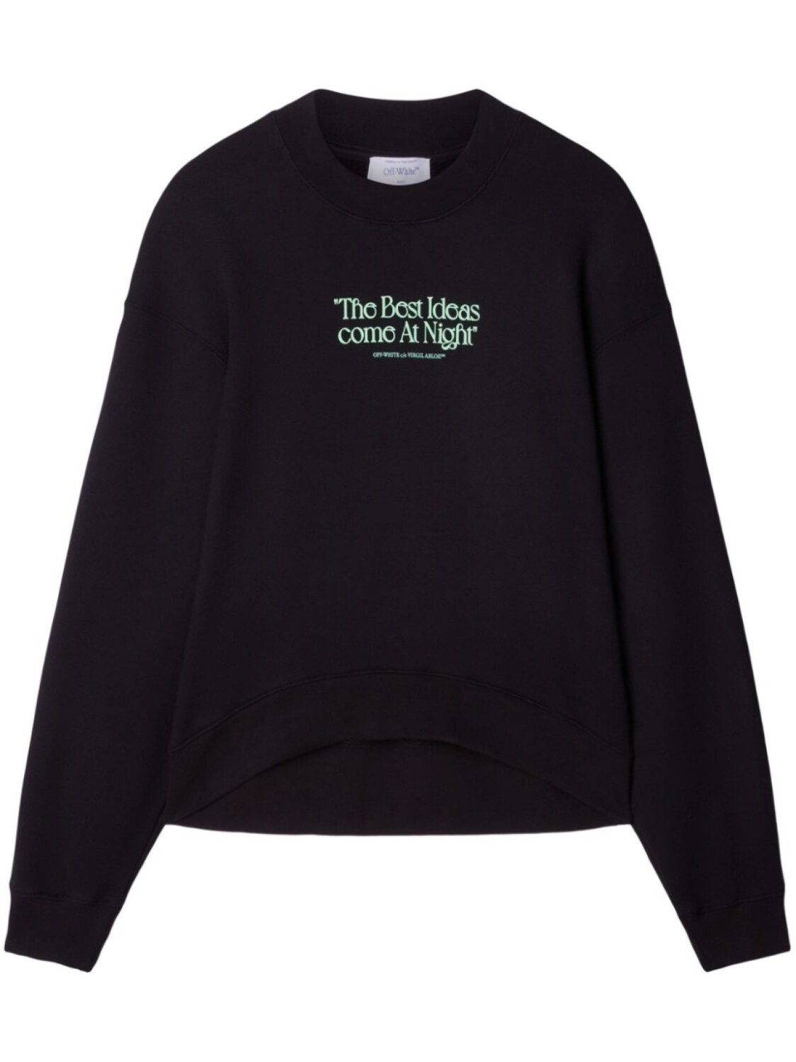 

Off-White толстовка с надписью, черный