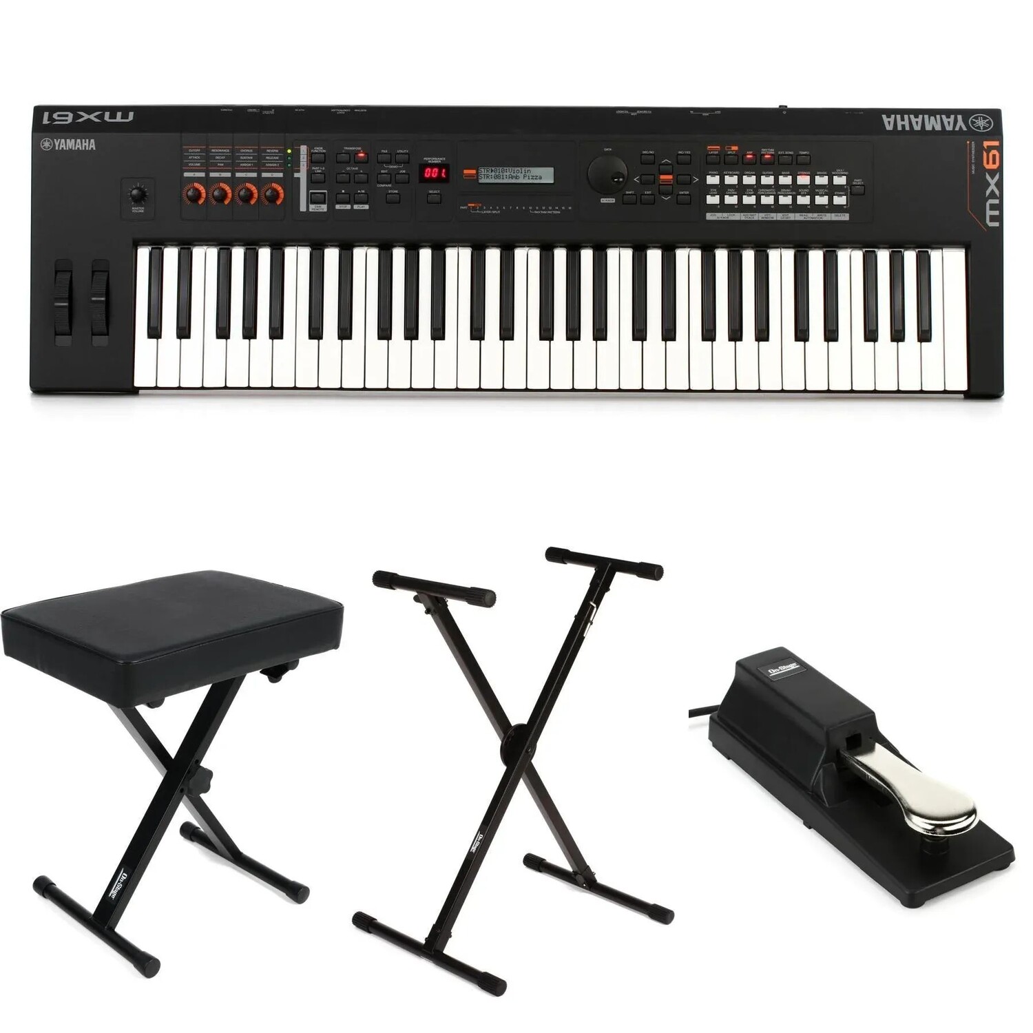 

Комплект клавиатуры Yamaha MX61 Essential — черный