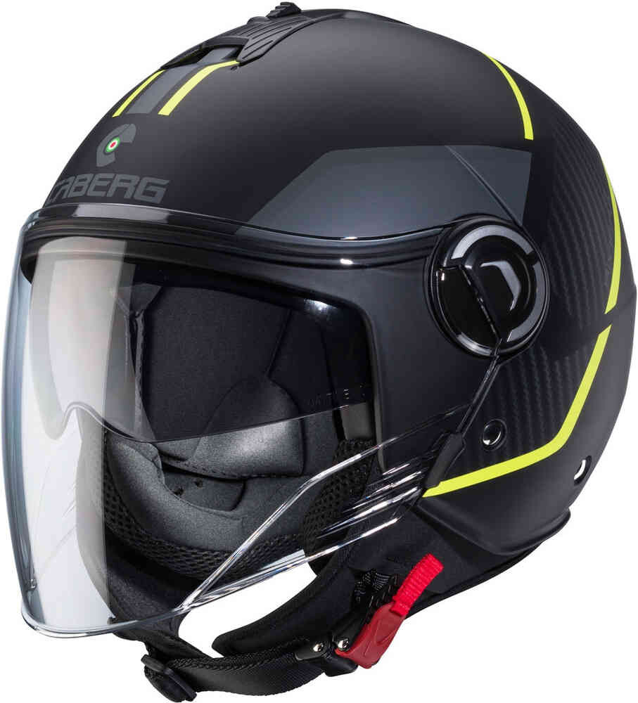 

Шлем Riviera V4 X Geo Jet Caberg, черный матовый/желтый