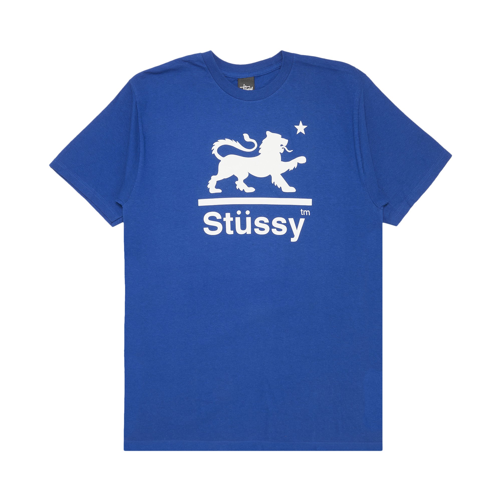 Футболка Stussy Lion Republic, синяя