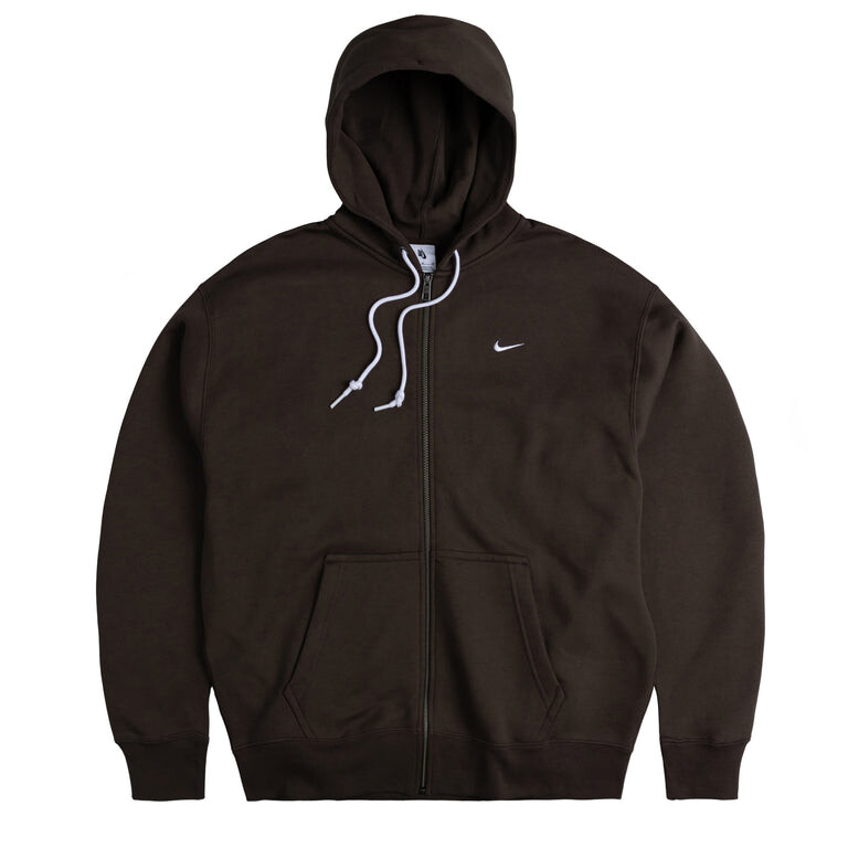 

Толстовка Solo Swoosh Full-Zip Hoodie Nike, коричневый