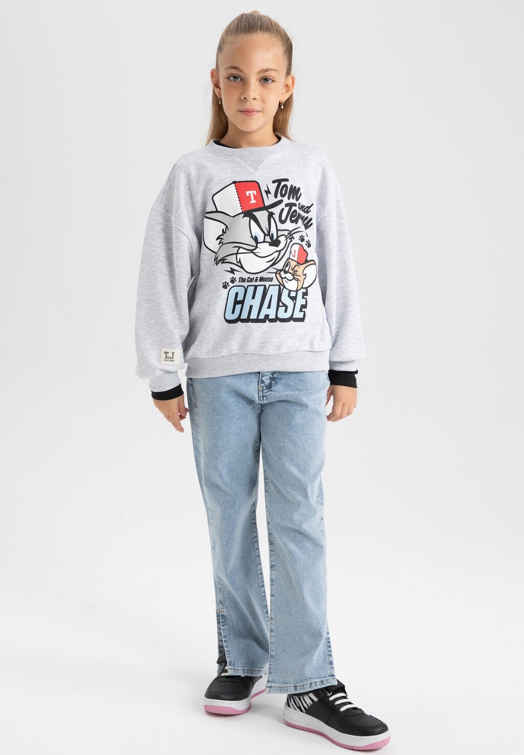 

Толстовка Tom Jerry Regular Fit DeFacto, цвет grey