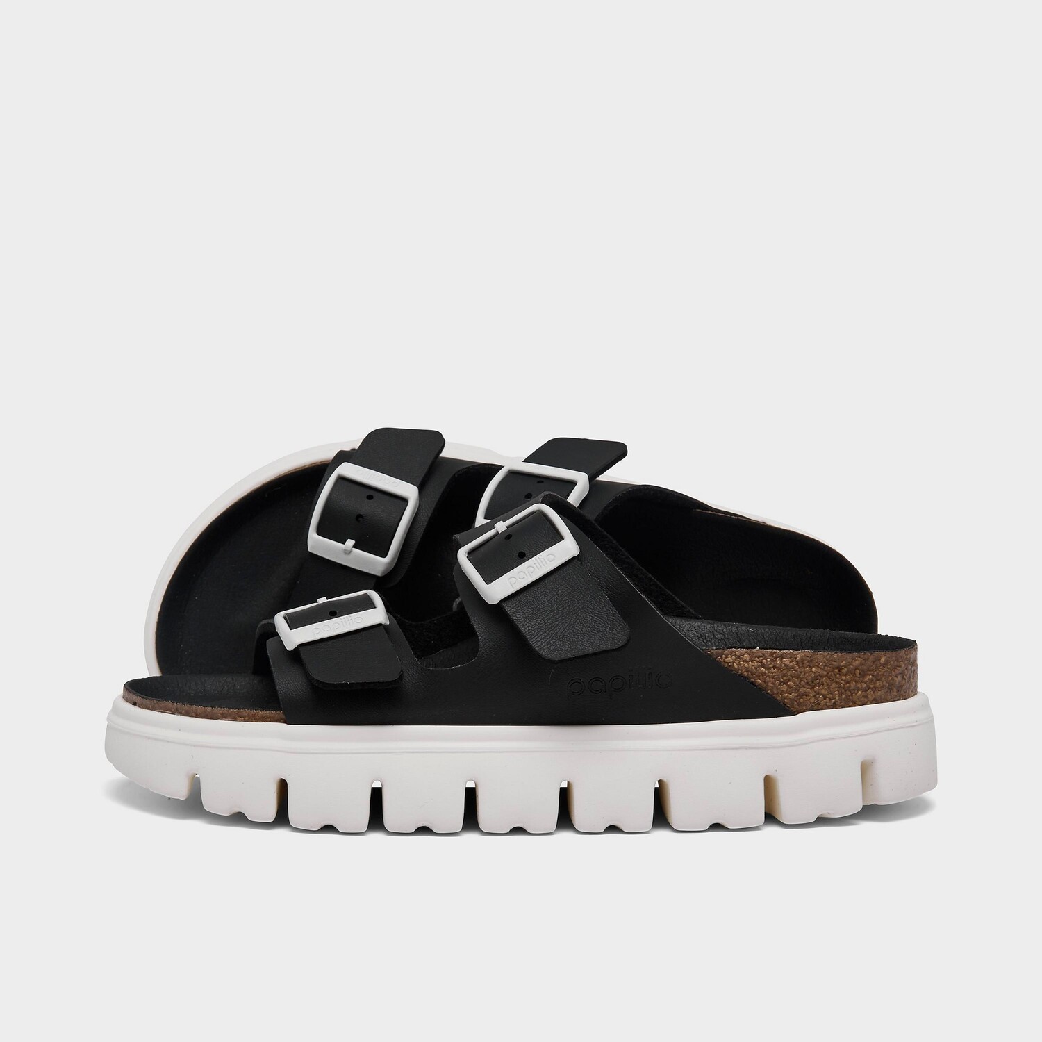 

Женские сандалии на платформе Birkenstock Arizona на массивной платформе Birko-Flor, черный