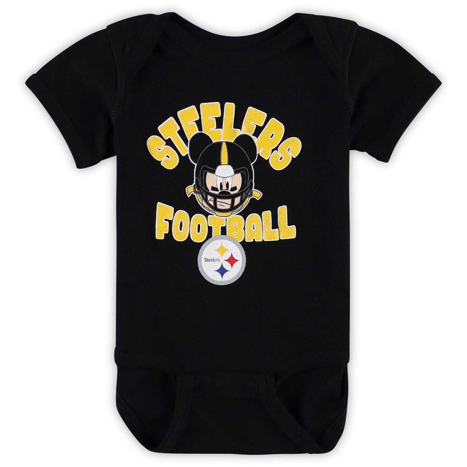 

Черный боди Pittsburgh Steelers Disney Lil Champ для новорожденных и младенцев Outerstuff