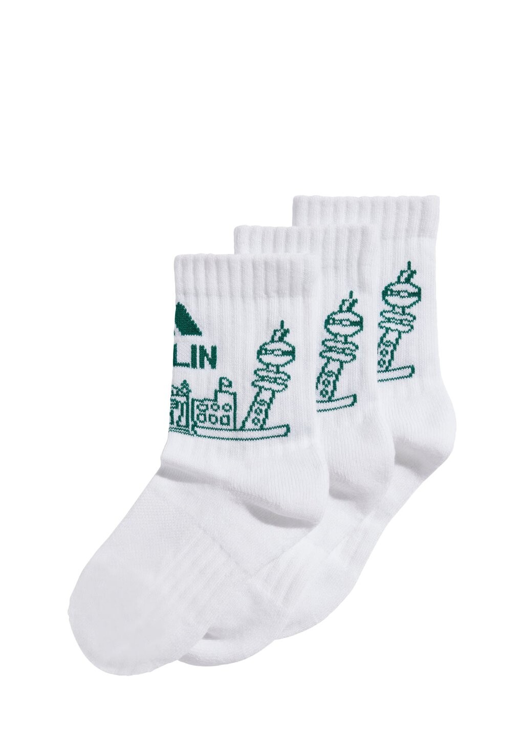 

Спортивные носки 3 PACKS adidas, белый