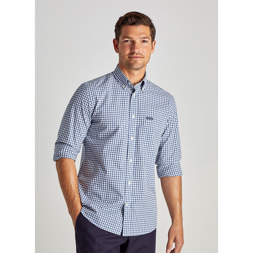 

Рубашка Façonnable Clb Bd Lg Gingham, синий