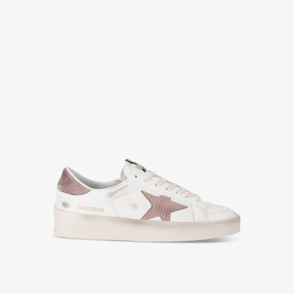

Женские кожаные низкие кроссовки stardan 15619 Golden Goose, бежевый