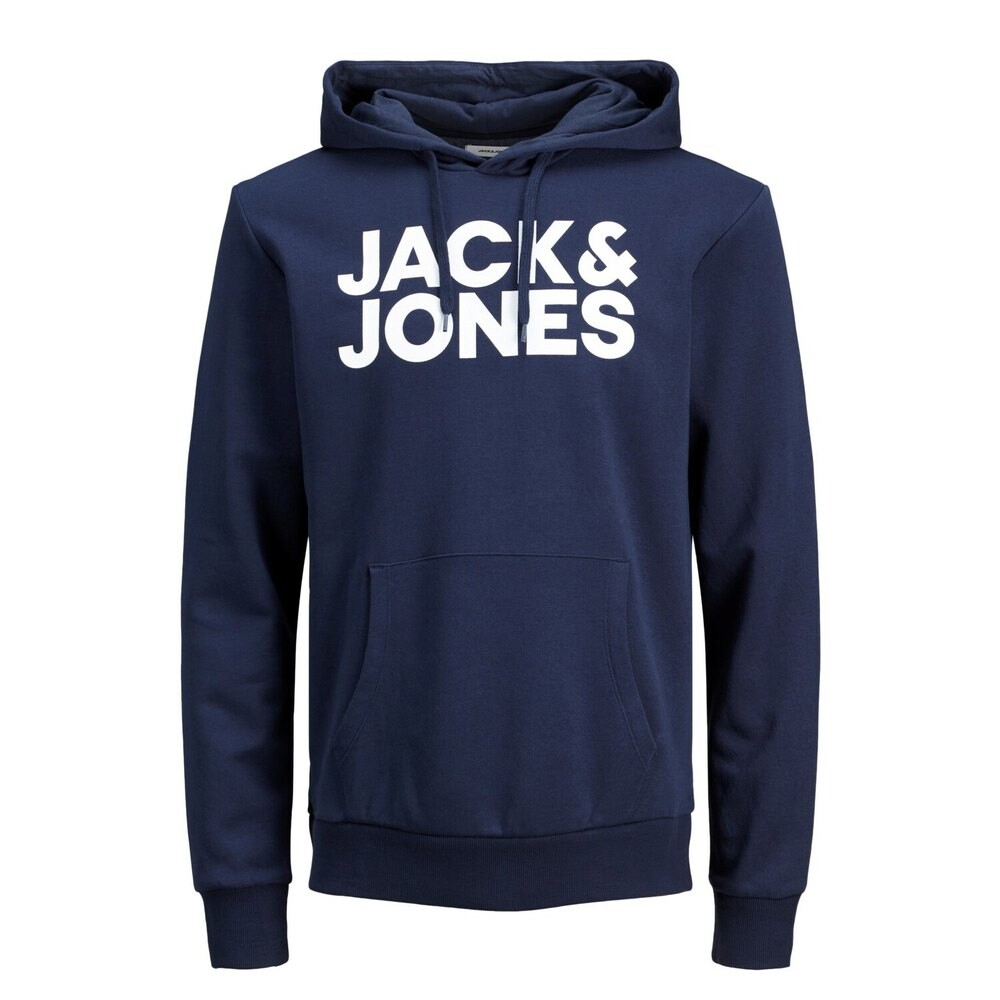 

Худи Jack & Jones Large Size Corp Logo, синий