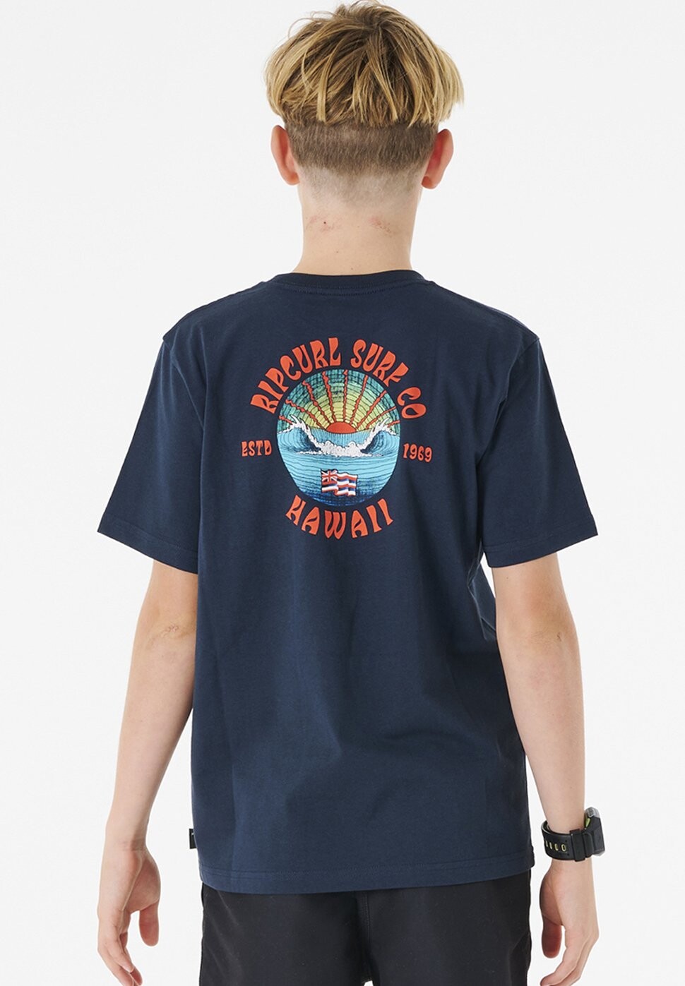 

Футболка с принтом DESTO SS Rip Curl, цвет navy