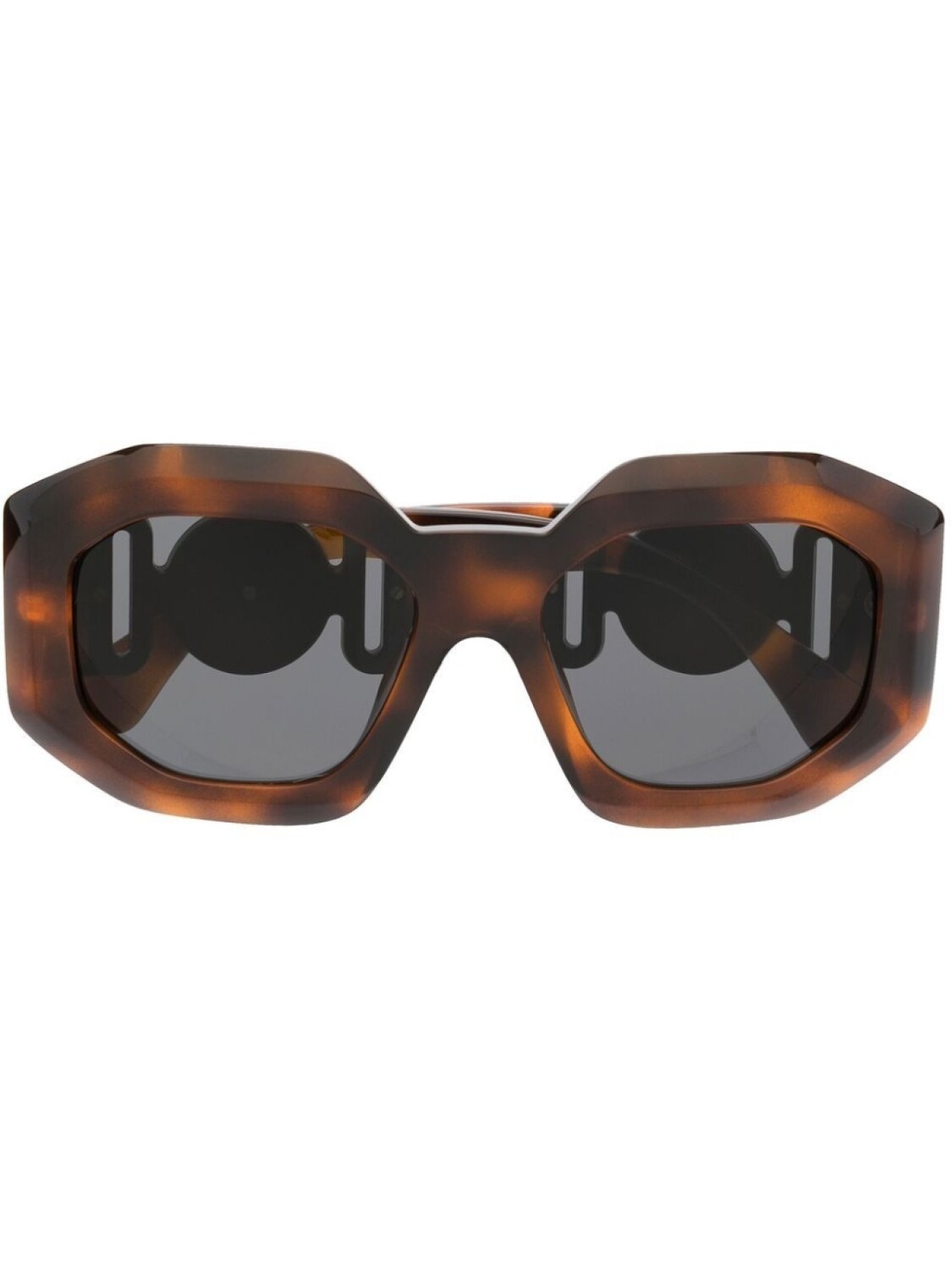 

Versace Eyewear солнцезащитные очки Medusa черепаховой расцветки, коричневый