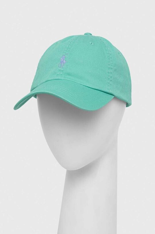

Хлопковая бейсболка Polo Ralph Lauren, зеленый
