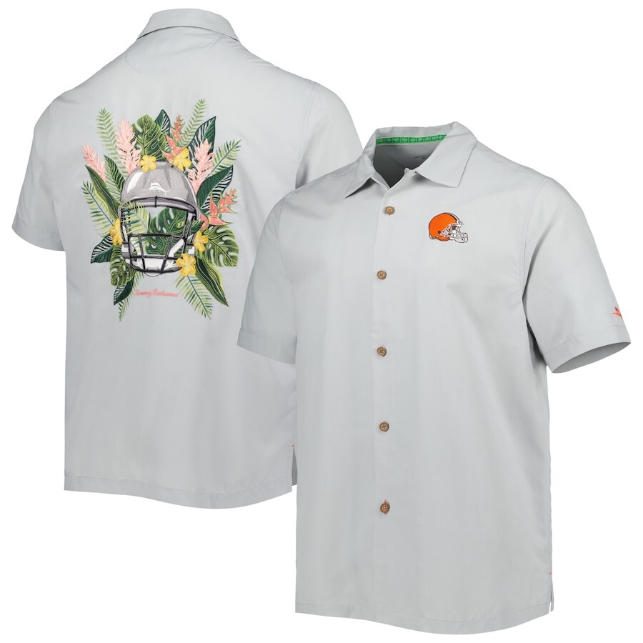 

Рубашка Tommy Bahama Cleveland Browns, серый