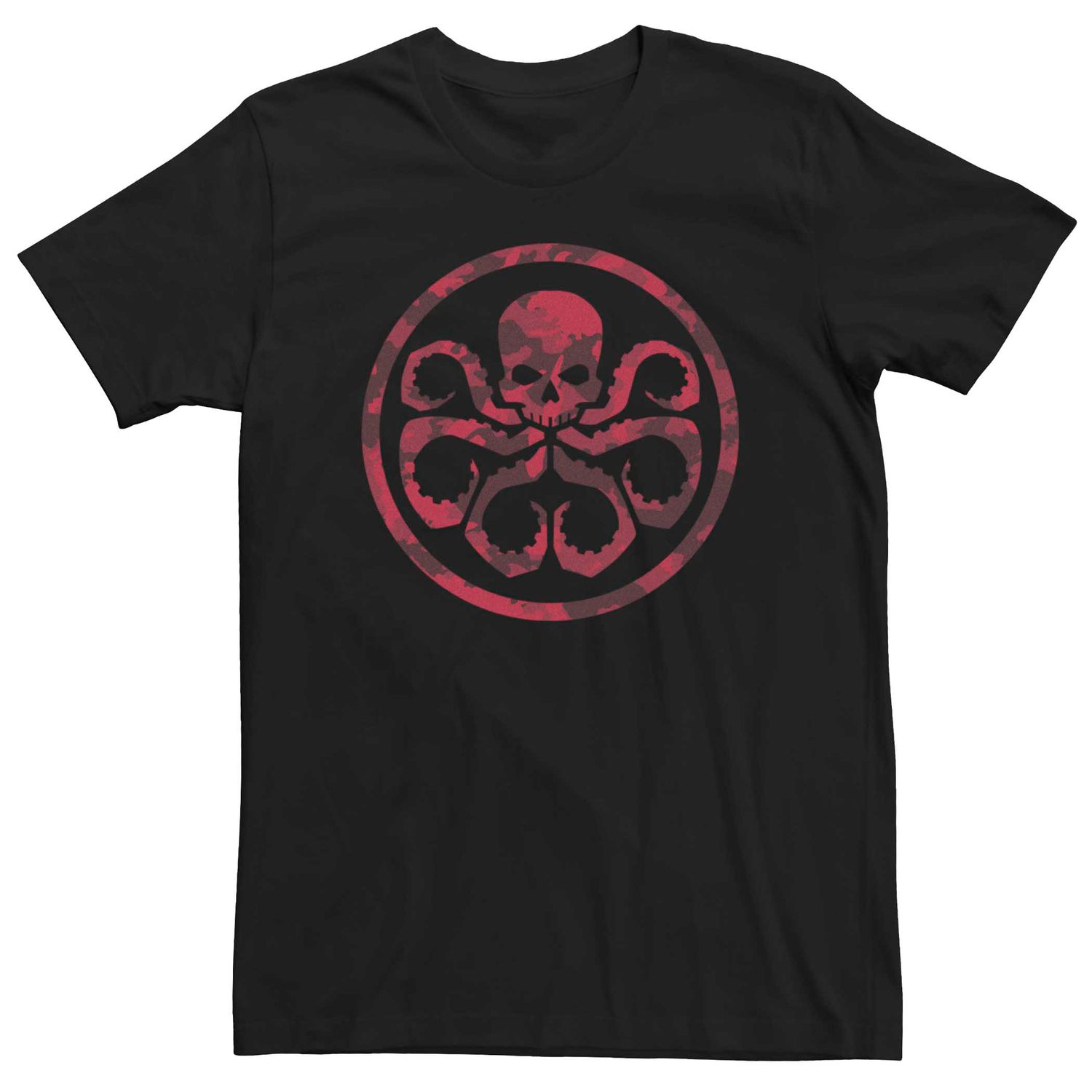 Мужская камуфляжная футболка с символом Hydra Marvel