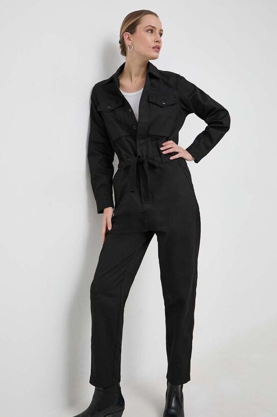

Хлопковый комбинезон G-Star Raw, черный