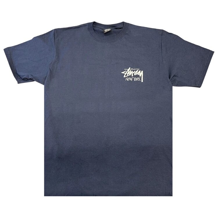 

Футболка Stussy Stock New York Tee, темно-синий