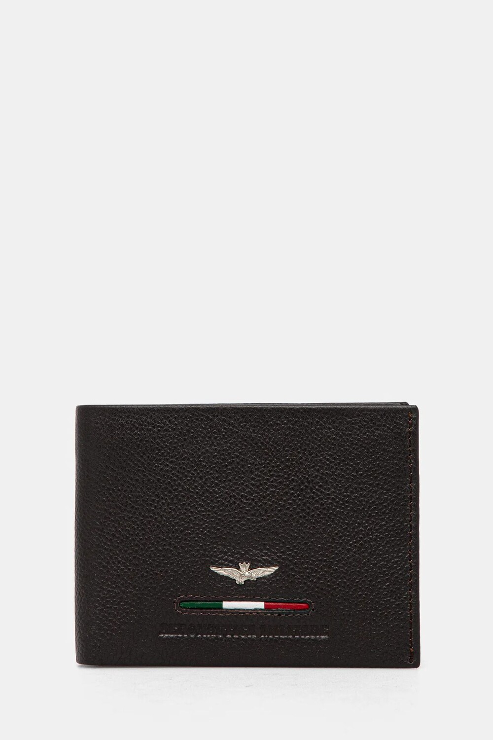 

Кожаный кошелек Aeronautica Militare, коричневый