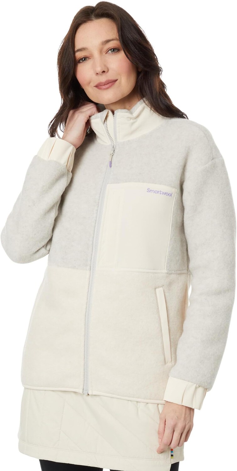 

Куртка Hudson Trail Fleece Jacket Smartwool, цвет Light Gray Heather