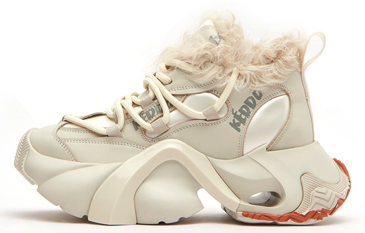 

Кроссовки KEDDO Chunky Sneakers Women's Low-top, цвет Off-white apricot