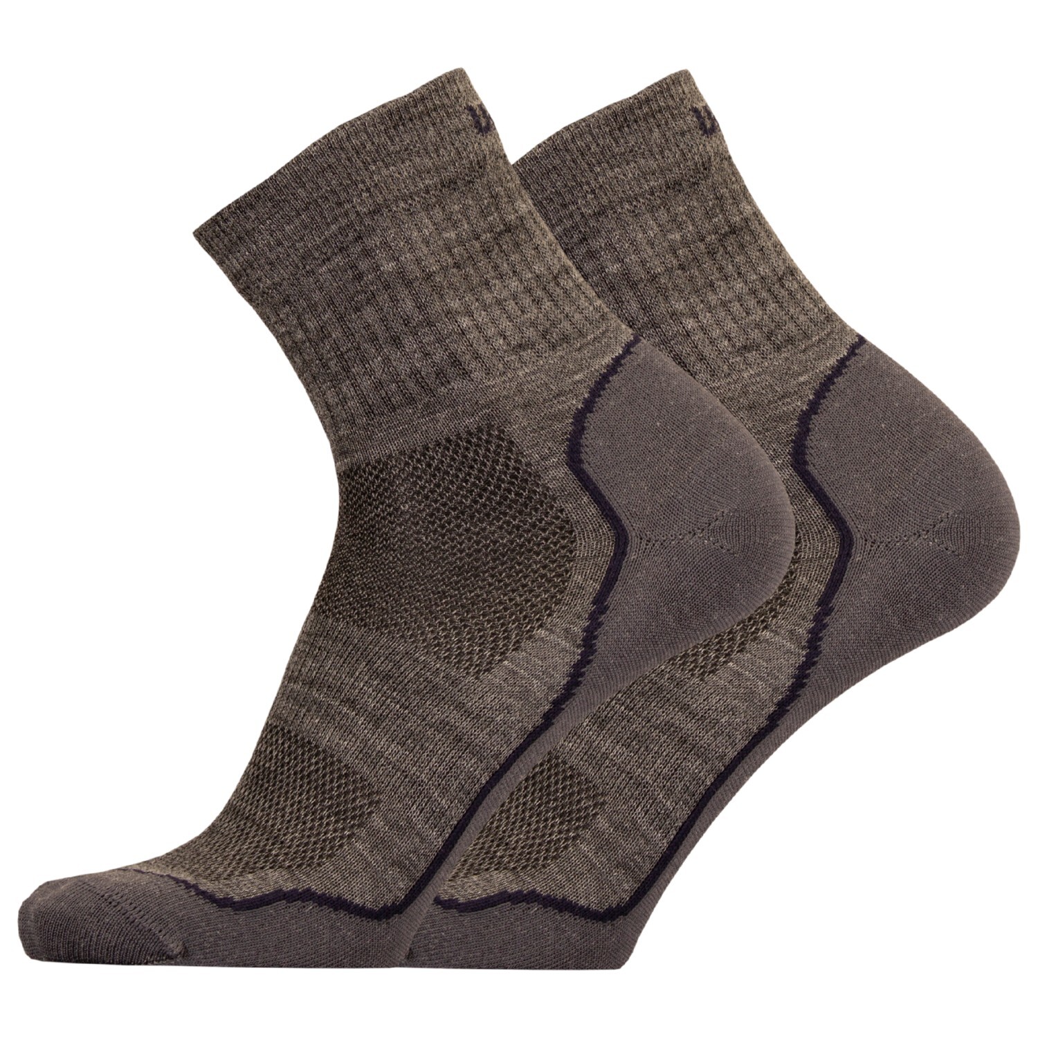 

Носки для бега Uphillsport Frost Trail Running 2-Layer Ventilated L3 w Merino, цвет Grey/Black