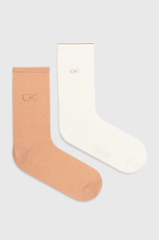 

2 пары носков Calvin Klein, розовый