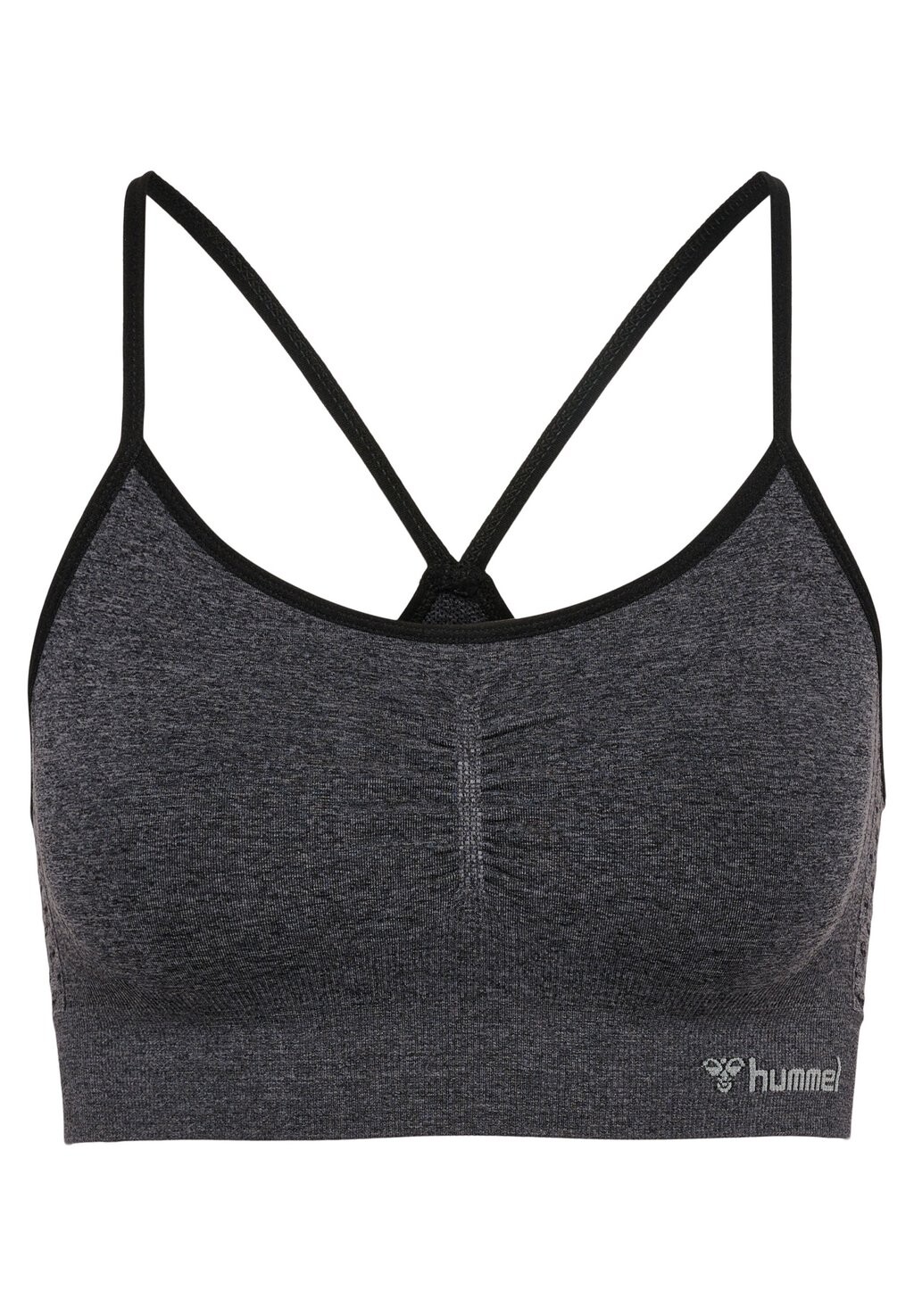 

Спортивный бюстгальтер с легкой поддержкой Hummel, черный