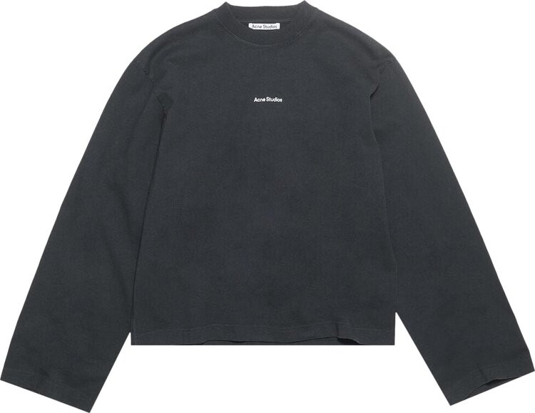 

Футболка Acne Studios Long-Sleeve 'Black', черный