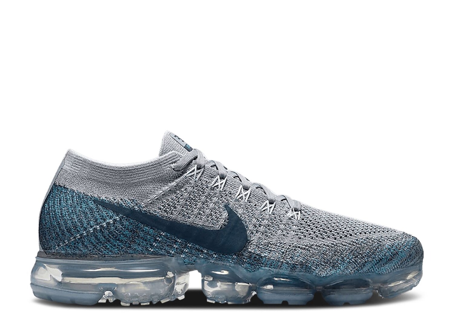 

Кроссовки Nike Air Vapormax Flyknit 'Ice Flash', серый