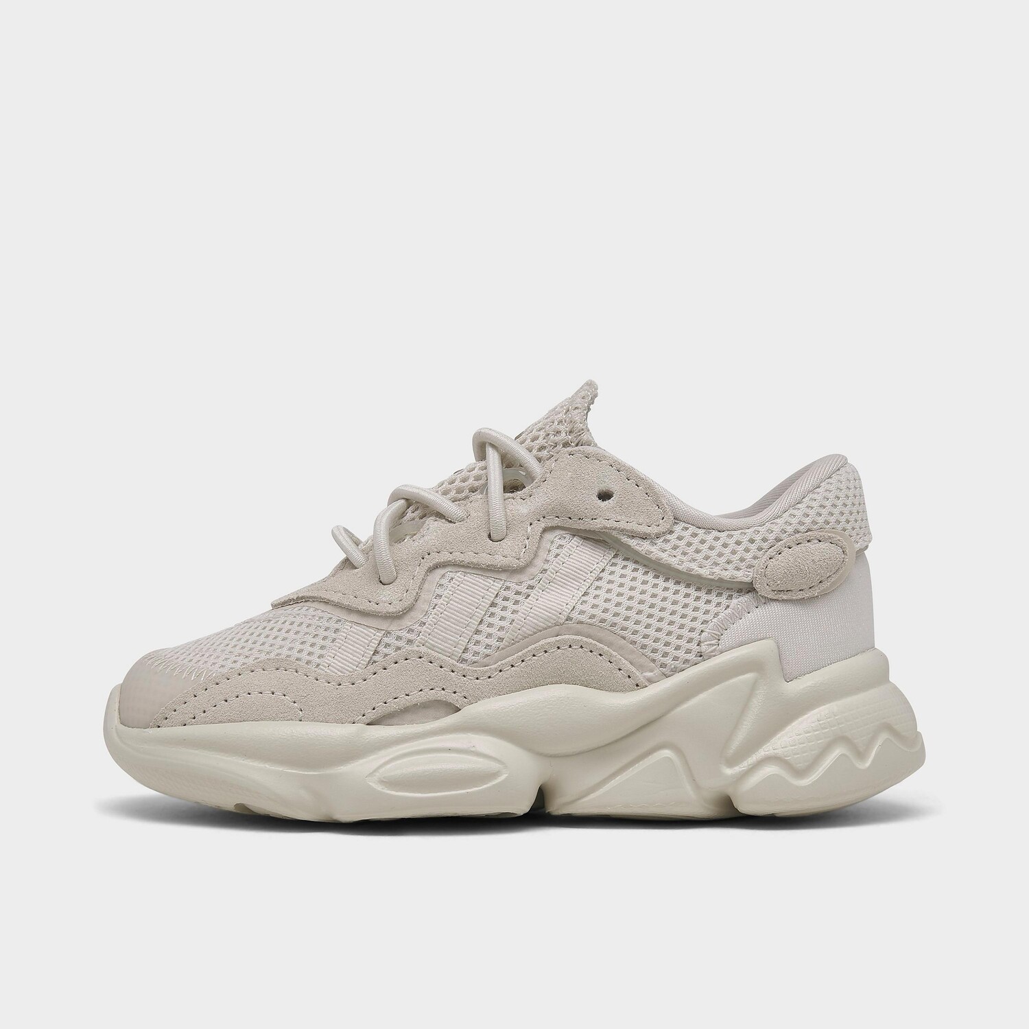 

Детская повседневная обувь из эластичного кружева adidas Originals Ozweego для малышей, серый