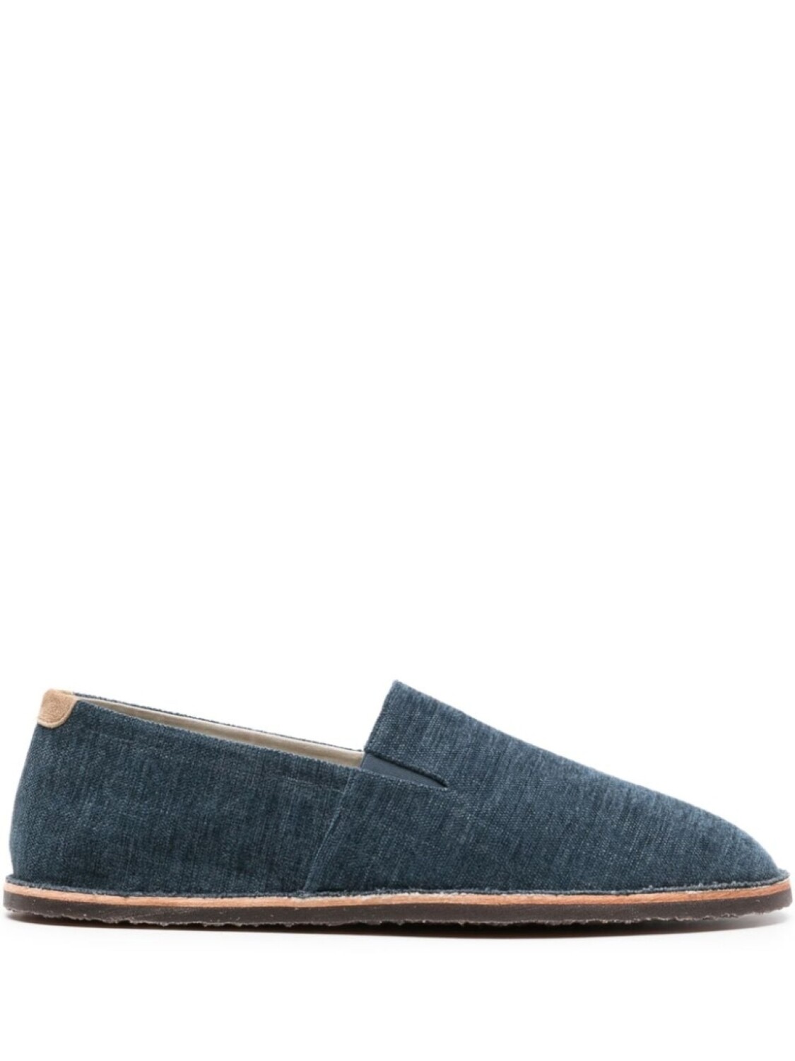 

Brunello Cucinelli твиловые лоферы, синий
