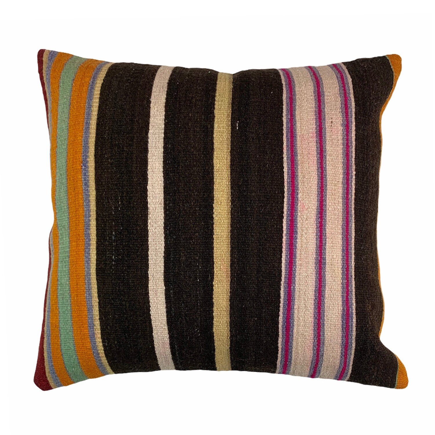 

Подушка Килим 55 x 55 см. Чехол на подушку Tapis Kelim Kilim, винтажная скамейка для медитации. Келим Теппич. Подушка Килим в стиле бохо. Килим. Диван. Турецкая подушка.