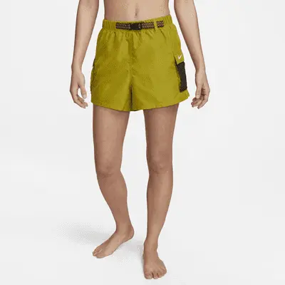 

Шорты Nike Women's Cargo Cover-Up Swim Shorts, цвет Moss