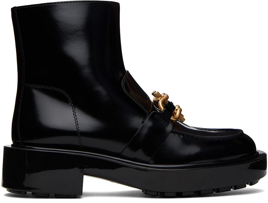

Черные массивные ботильоны Bottega Veneta Monsieur, Черный