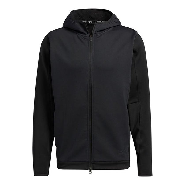 Куртка adidas Winterized Jkt Training Sports Hooded Jacket Black, черный
