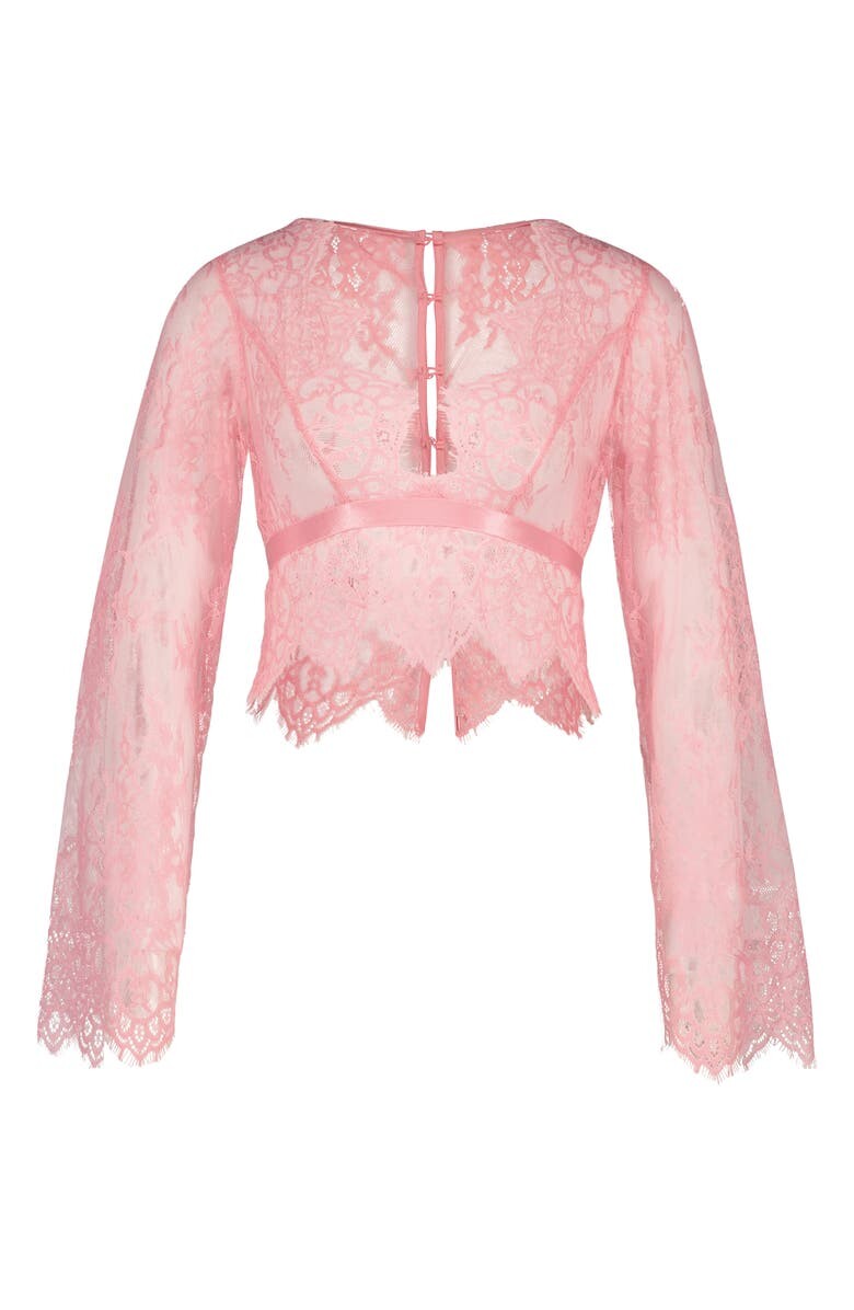 

Кружевной укороченный топ с длинными рукавами HUNKEMÖLLER