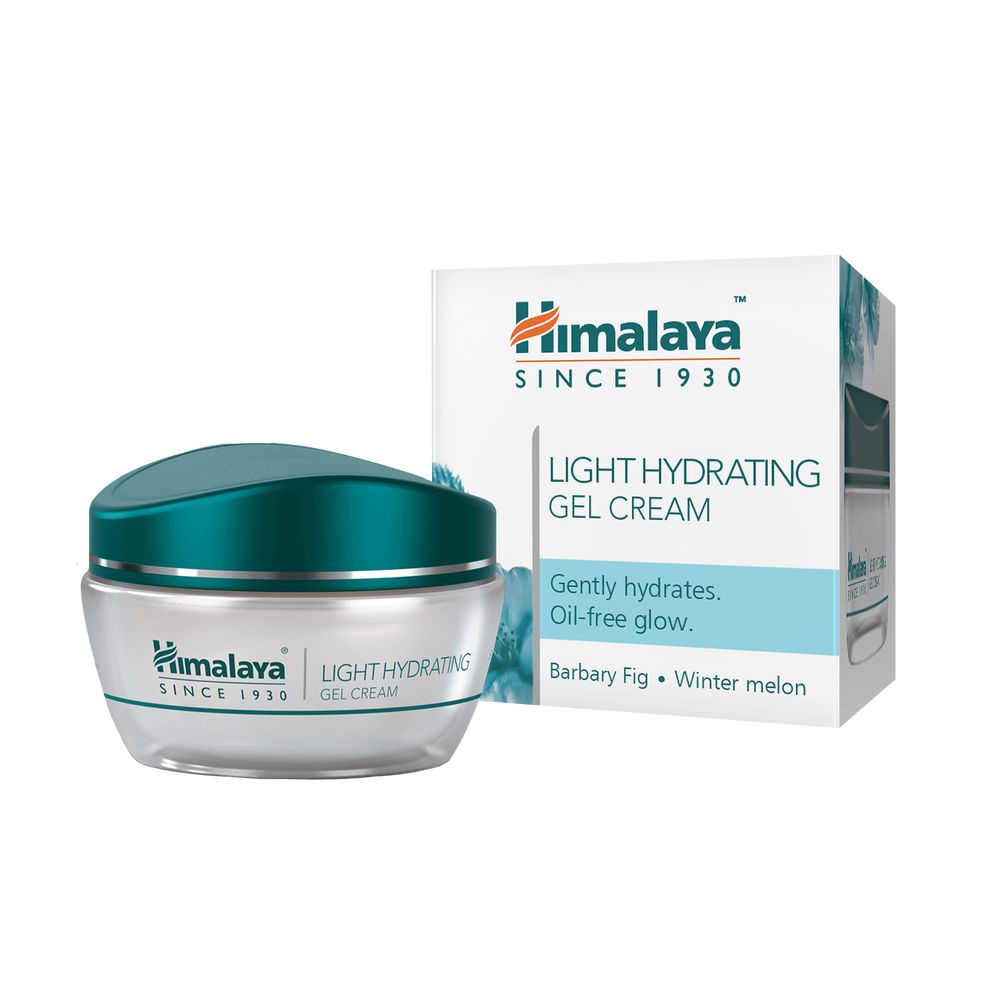 Увлажняющий крем для ухода за лицом Light hydrating gel cream Himalaya herbal healthcare, 50 г