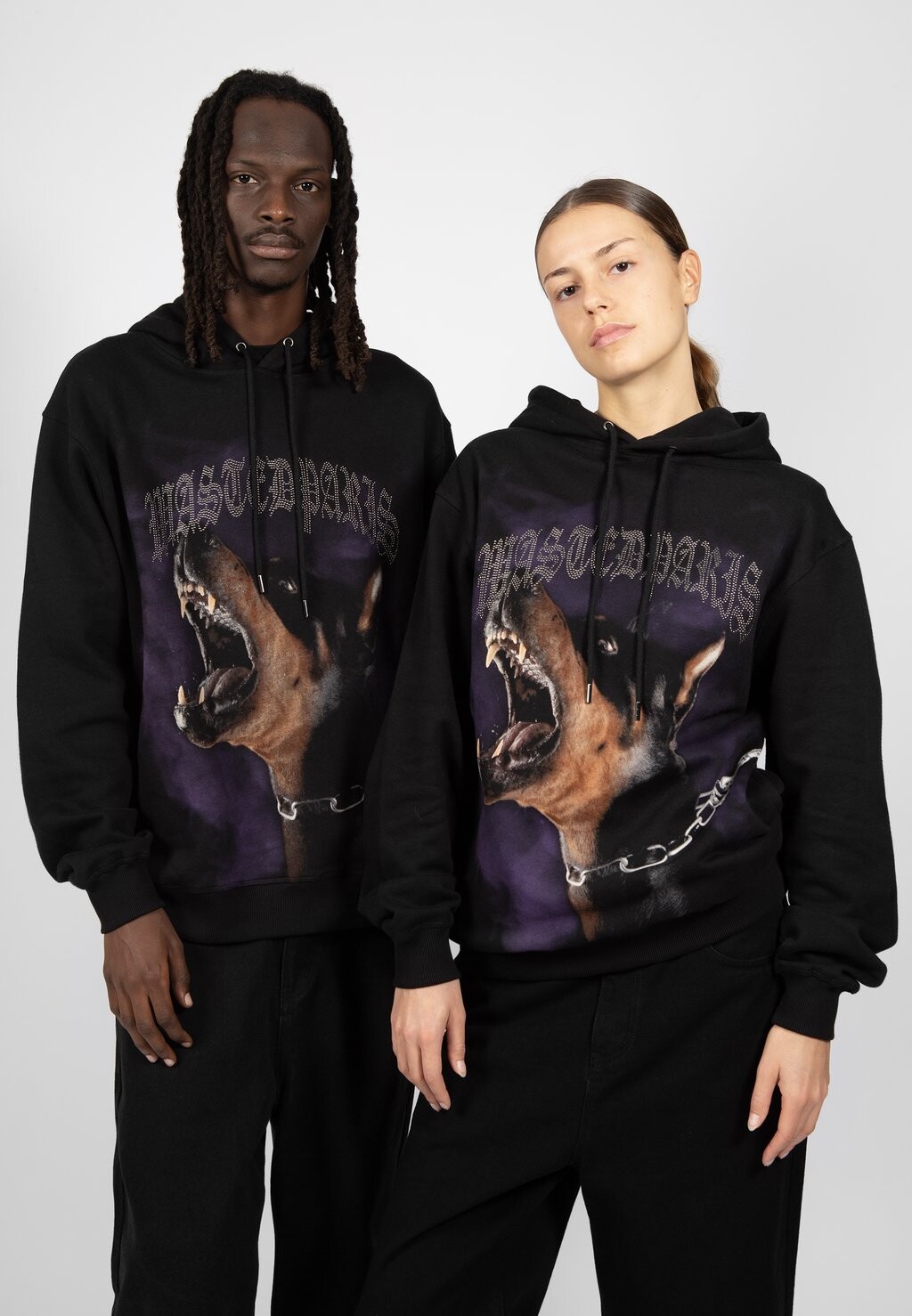 

Толстовка RAGE CROWN UNISEX Wasted Paris, черный
