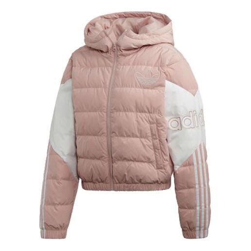 

Пуховик (WMNS) Adidas originals Short Down Jacket Pink, розовый