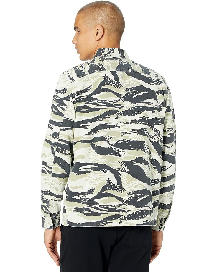 

Рубашка AllSaints Gulf Long Sleeve Shirt, цвет Cloudy Taupe