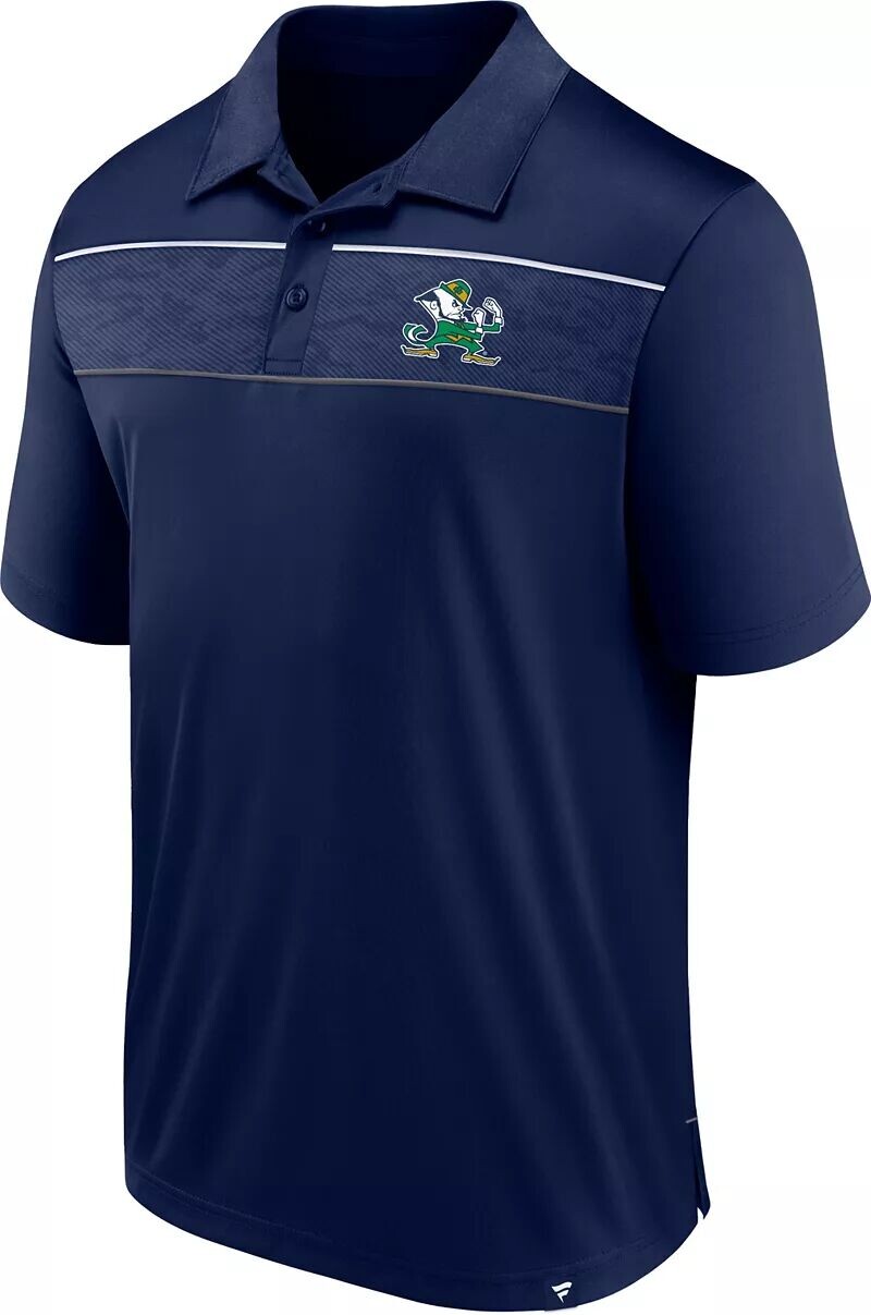 

Мужская футболка-поло с тиснением NCAA Notre Dame Fighting Irish Navy Defender