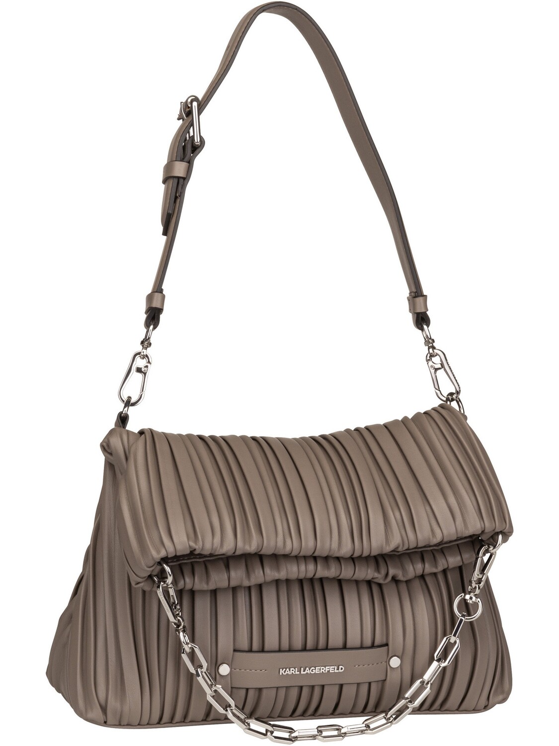 

Сумка Karl Lagerfeld Handtasche K/Kushion Small Folded Tote, цвет Dark Taupe