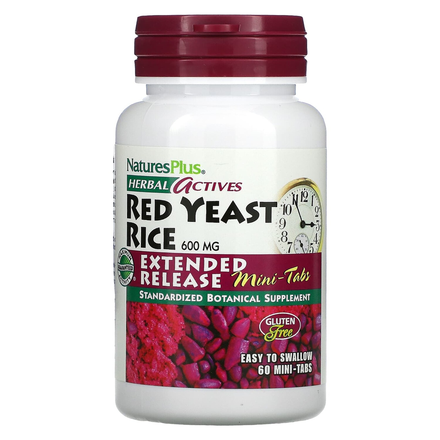 

Herbal Actives, красный дрожжевой рис, 300 мг, 60 мини-таблеток, NaturesPlus