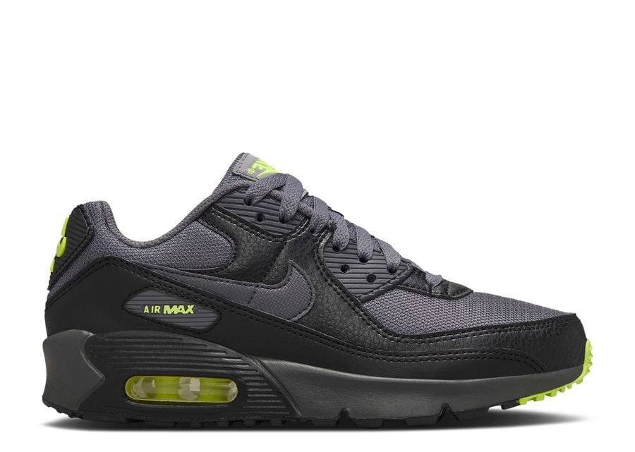 

Кроссовки Nike Air Max 90 Next Nature GS, цвет Black Volt Dark Grey